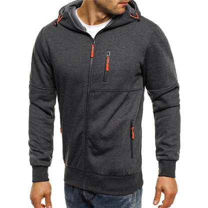 Bilbo - Vielseitiger Herren-Pullover mit Zipper und Kapuze