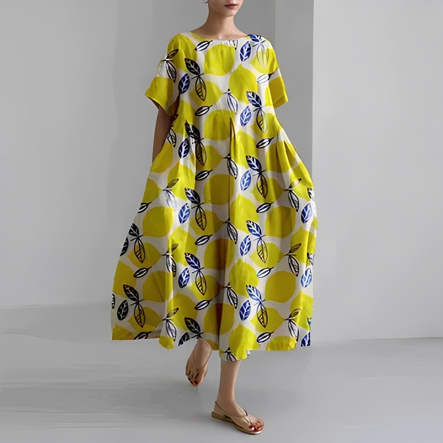 Ronja – Lockeres Musterkleid