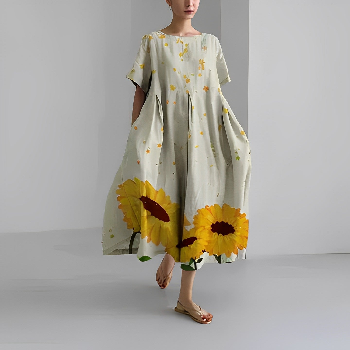 Ronja – Lockeres Musterkleid