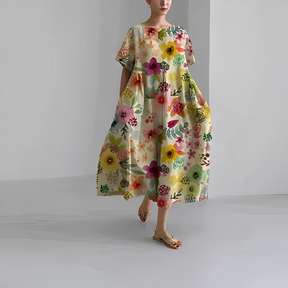 Ronja – Lockeres Musterkleid