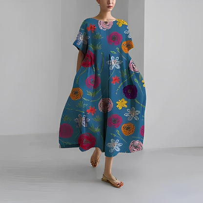 Ronja – Lockeres Musterkleid