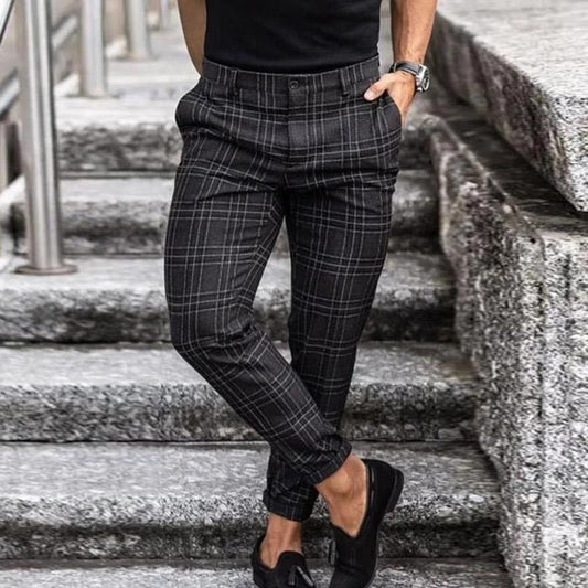 Felix – Stilvolle Herren-Chinohose mit Karomuster