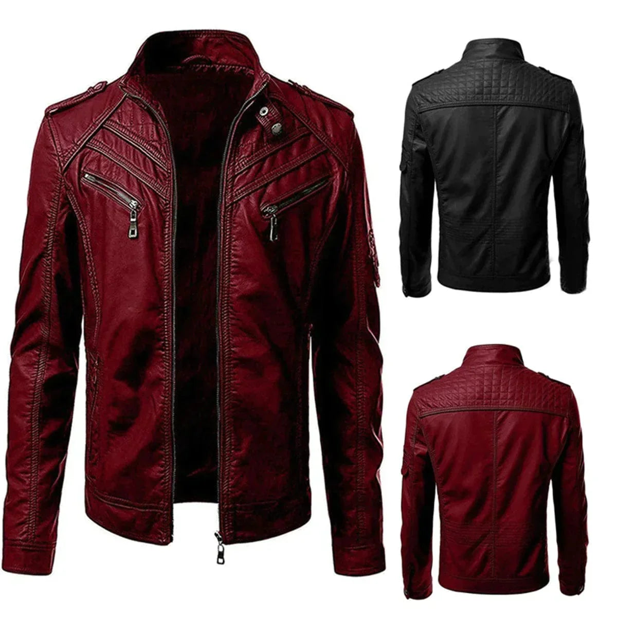 Lucas - Luxus-Lederjacke im modernen Stil