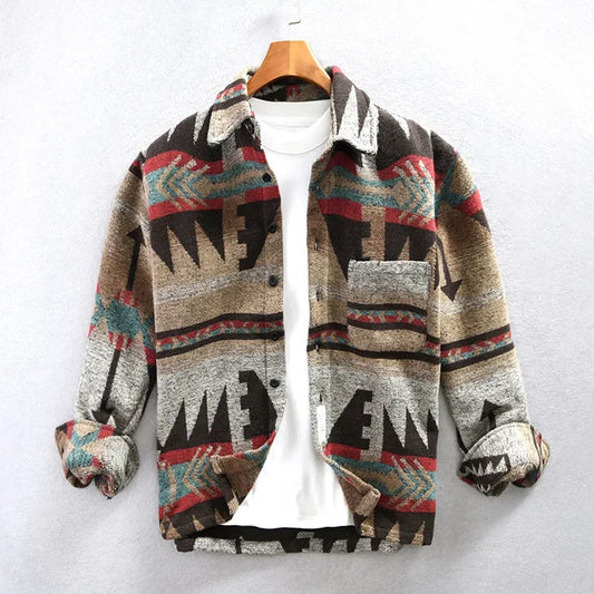 Leon – Azteken-Jacke im Hemddesign