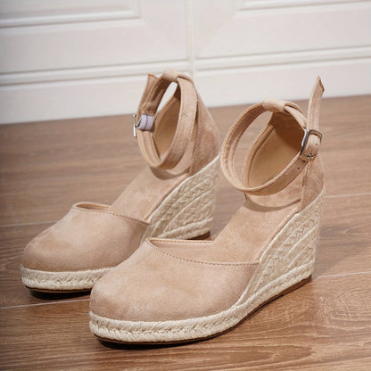 Nadia – Flache Damensandalen mit Riemchen