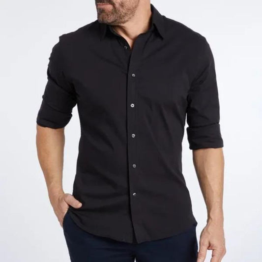 Dustin - Knitterfreies Hemd mit Zipper