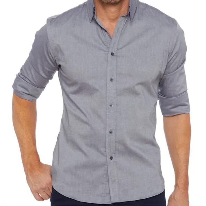 Dustin - Knitterfreies Hemd mit Zipper