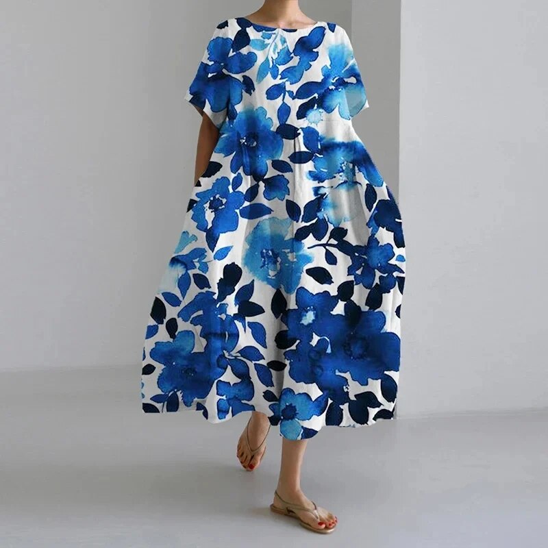 Ronja – Lockeres Musterkleid