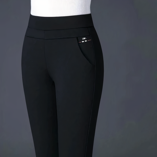 Wenda - Damenhose mit hohem Bund und dehnbarem Taillenbereich