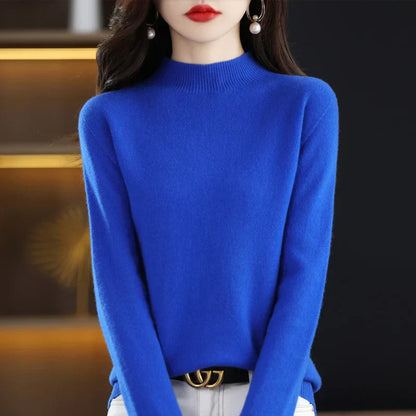 Carlotta – Stylischer Pullover mit Zopf-Muster