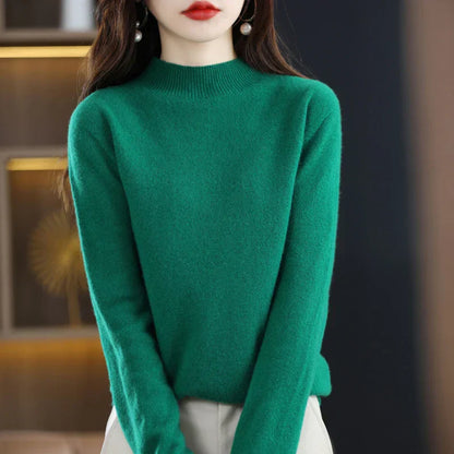 Carlotta – Stylischer Pullover mit Zopf-Muster