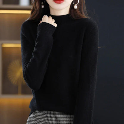Carlotta – Stylischer Pullover mit Zopf-Muster