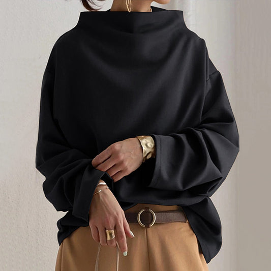 Eliana – Legere Rollkragenbluse mit eleganter Note