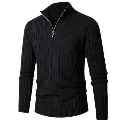 Hugo - Pullover mit halb Reißverschluss