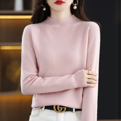 Carlotta – Stylischer Pullover mit Zopf-Muster