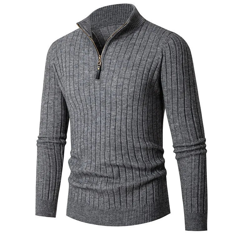 Hugo - Pullover mit halb Reißverschluss