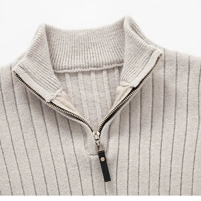 Hugo - Pullover mit halb Reißverschluss