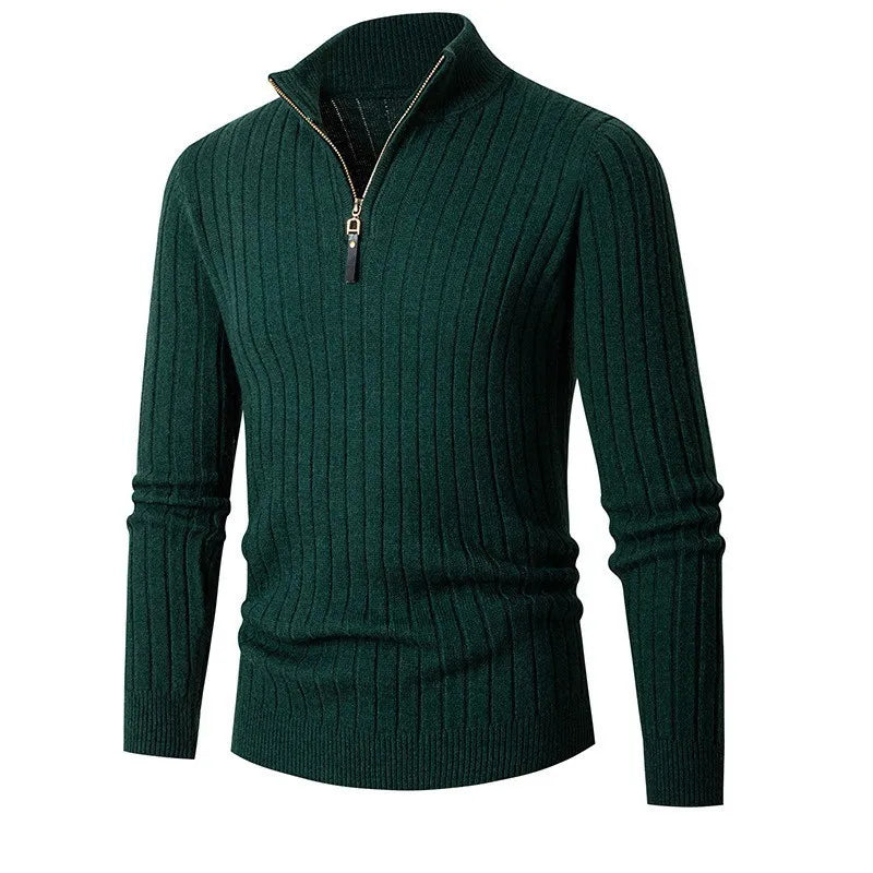 Hugo - Pullover mit halb Reißverschluss
