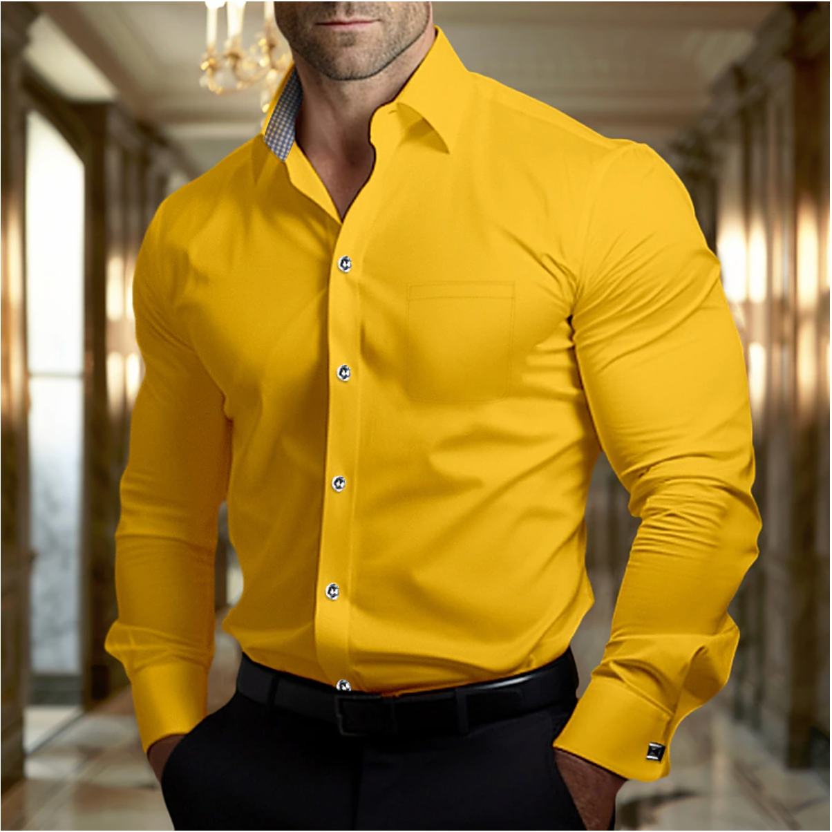 Olivier - Atmungsaktives Herren-Cottonhemd