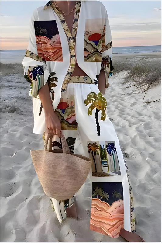 Thalia - Set mit Urlaubsmuster