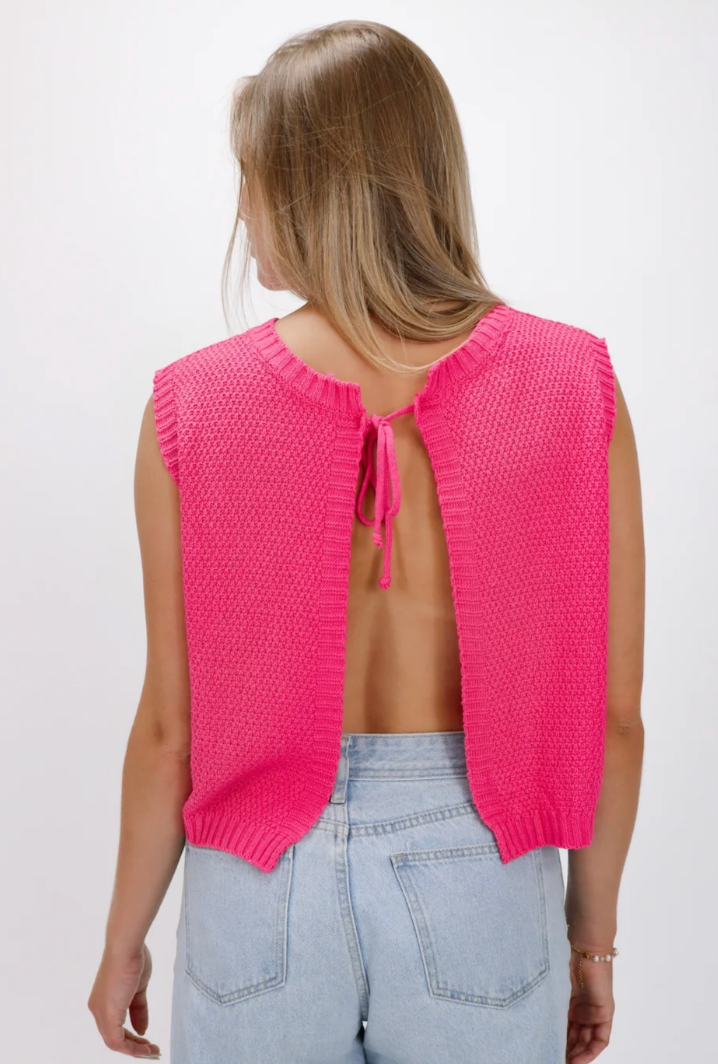 Irene – Stricktop Rückenfrei