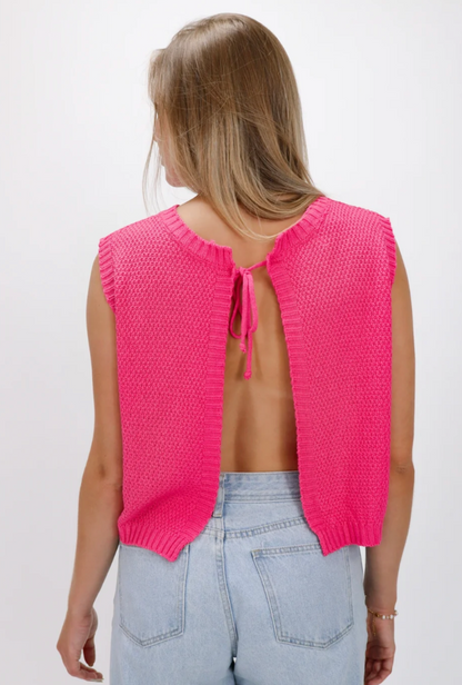 Irene – Stricktop Rückenfrei
