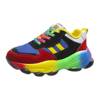 Jolie - Bunte Damenschuhe mit hoher Sohle