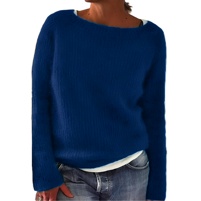 Angelia - Gemütlicher, warmer Damenpullover aus weichem Strick