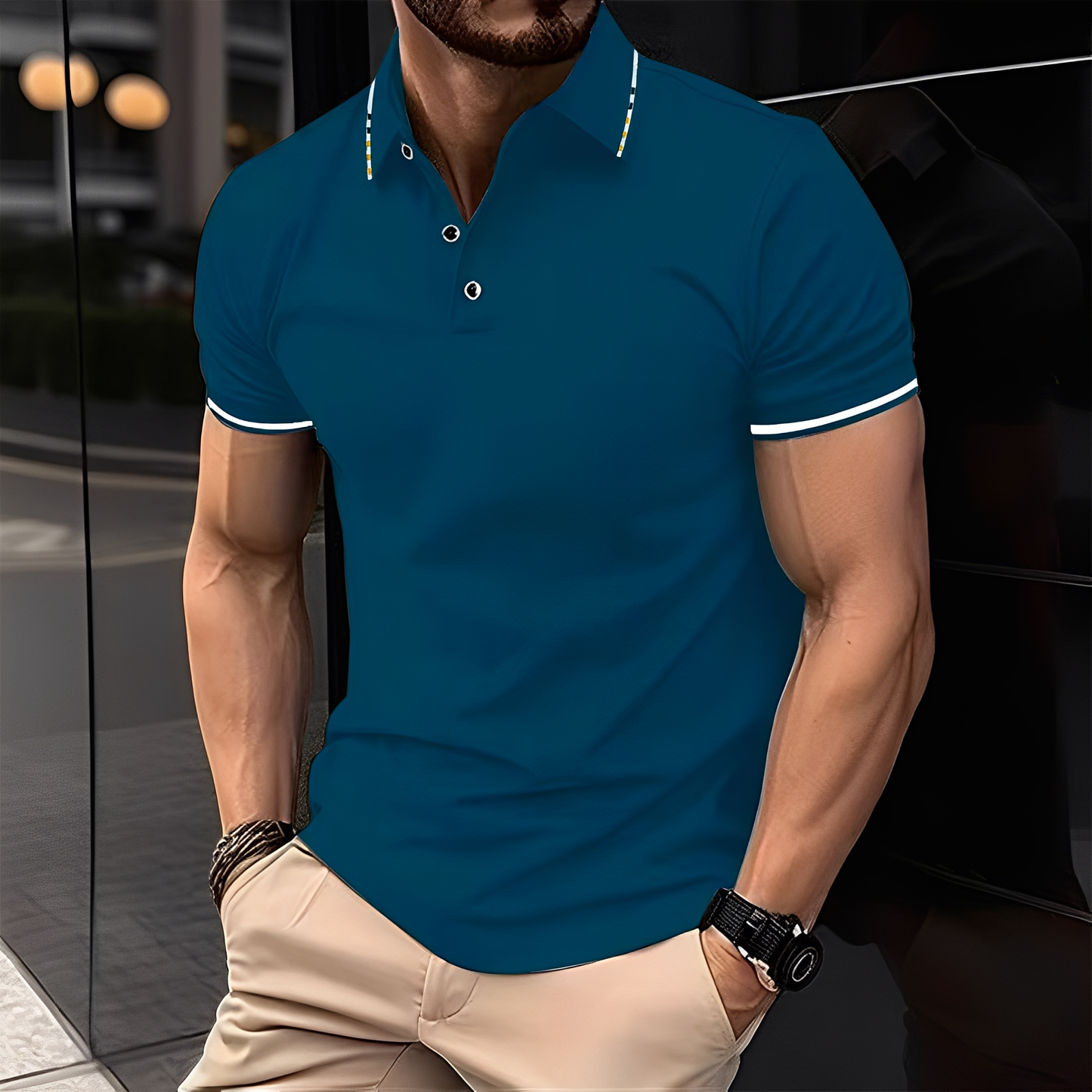 Mervyn - Bequeme, kurzärmelige Herren-Sport-Shirts