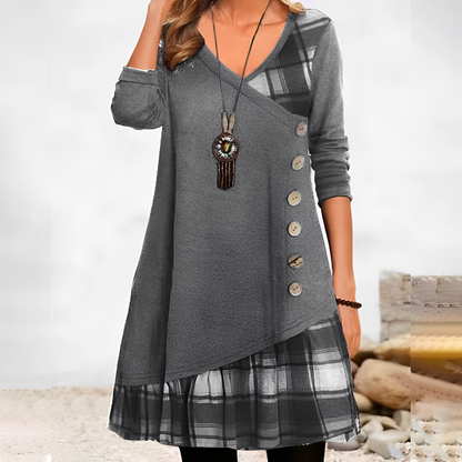 Shawnee - Komfortables Damenkleid mit Karomuster