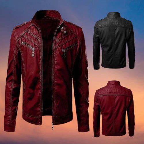 Lucas - Luxus-Lederjacke im modernen Stil