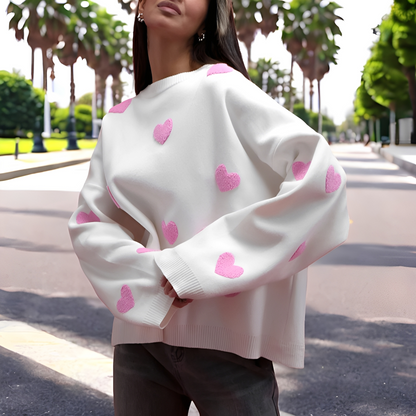 Marsha - Bequemer Frauenpullover mit Muster