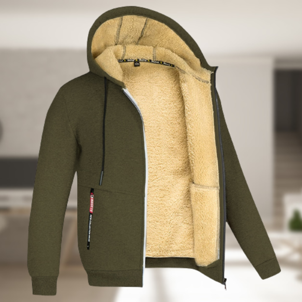Andrew – Winterjacke mit Fleecekapuze