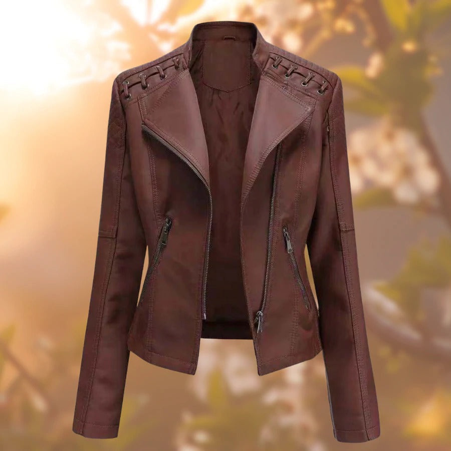Lara – Klassische Lederjacke