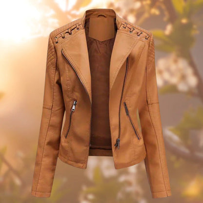 Lara – Klassische Lederjacke