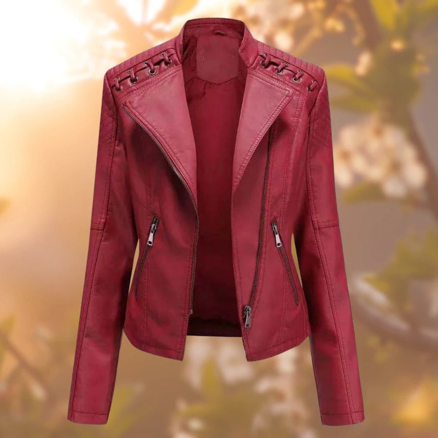Lara – Klassische Lederjacke
