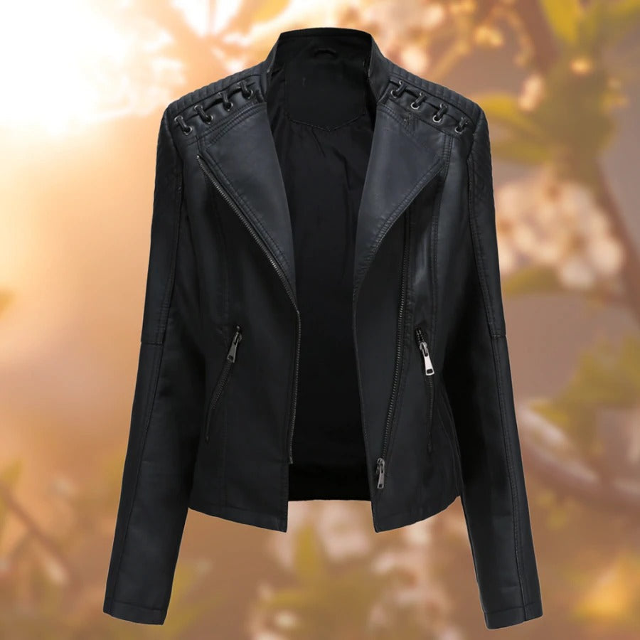 Lara – Klassische Lederjacke