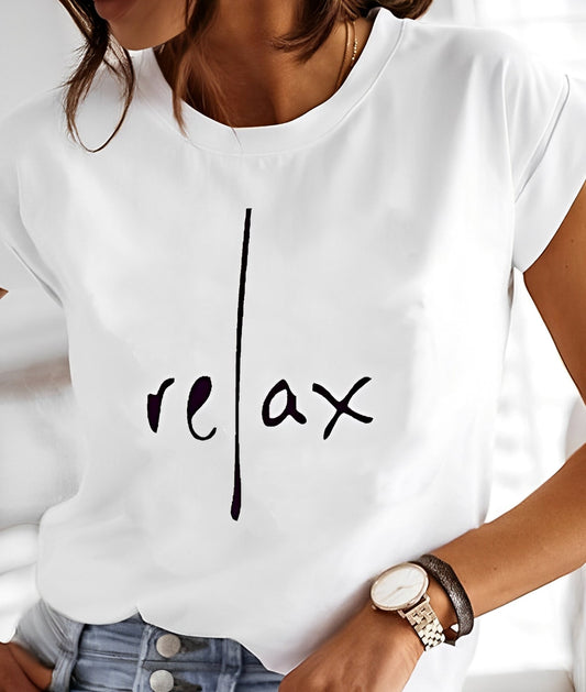 Nele – Sommerliches T-Shirt mit Rundhalsausschnitt