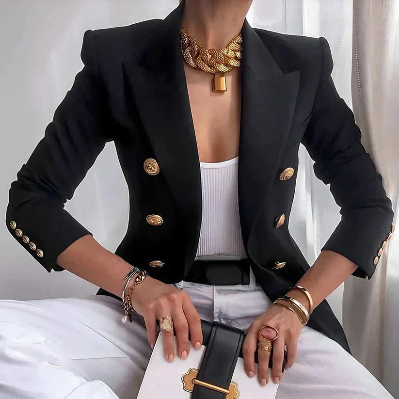 Clara – Blazer mit zwei Reihen Knöpfen