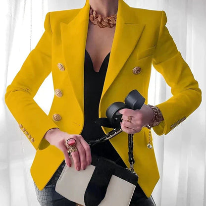 Clara – Blazer mit zwei Reihen Knöpfen