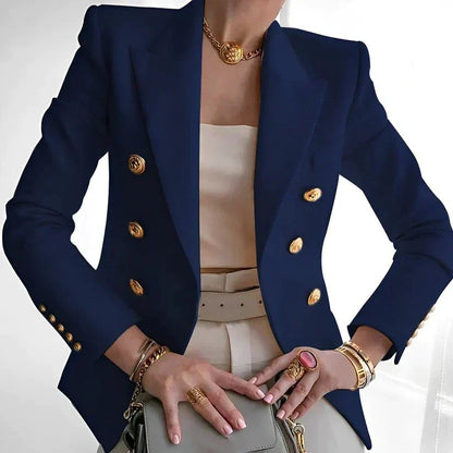 Clara – Blazer mit zwei Reihen Knöpfen