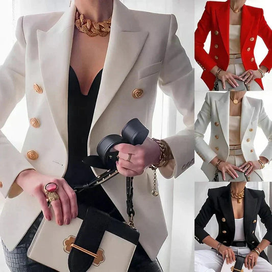 Clara – Blazer mit zwei Reihen Knöpfen
