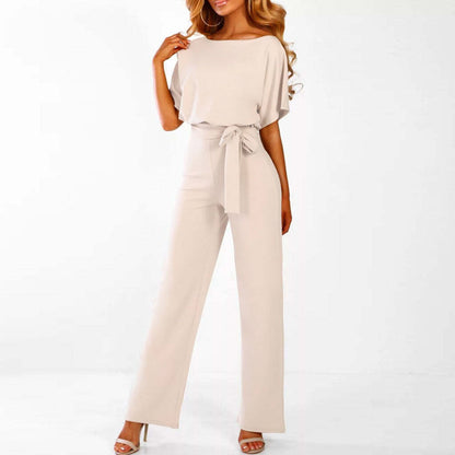 Emilia – Eleganter Damen-Jumpsuit mit Taillengürtel