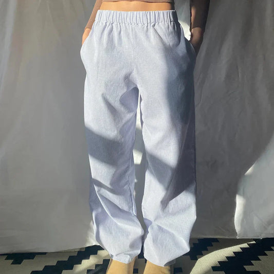 Elis – Damenhosen Breites Bein mit Hoher Taille