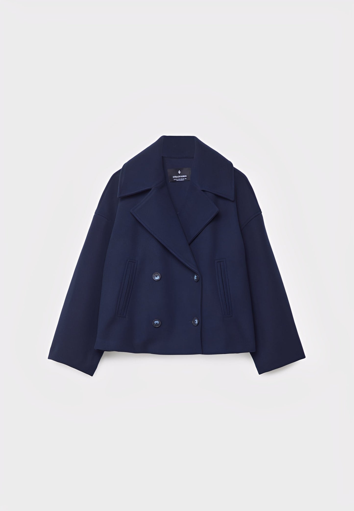 Claire – Kurze Modische Zweireihige Jacke
