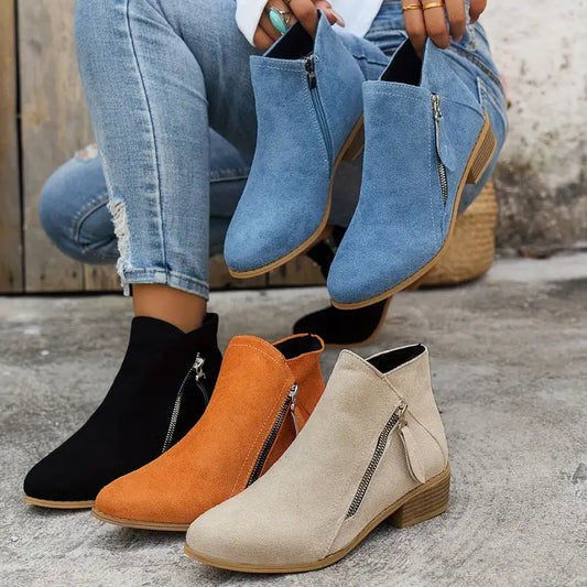 Klara – Stiefel mit Zipper