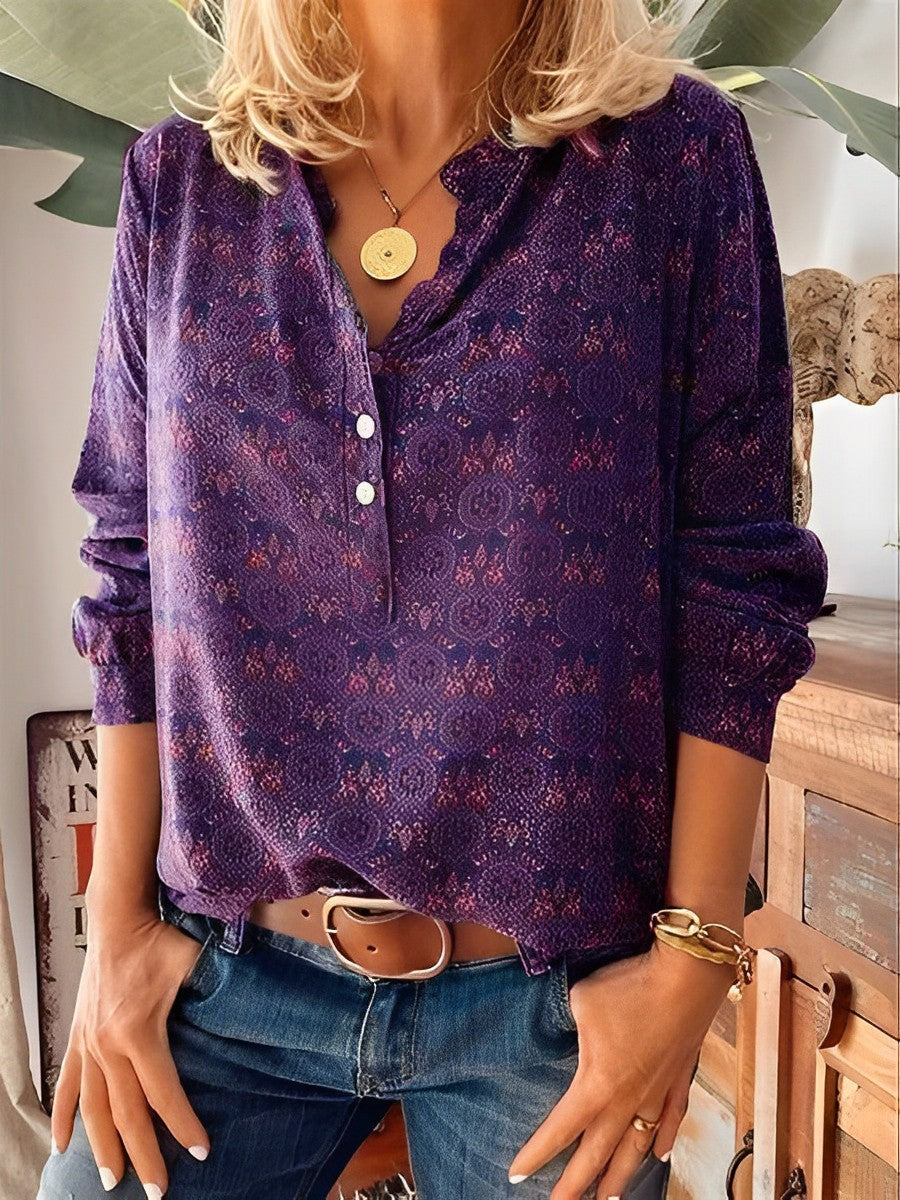 Bellamy - Klassische Damenbluse mit Design