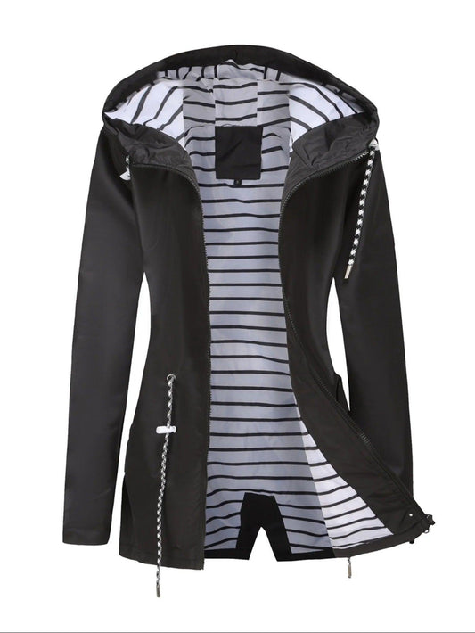 Nathalie – Lange Regenjacke