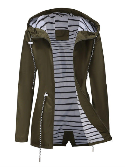 Nathalie – Lange Regenjacke