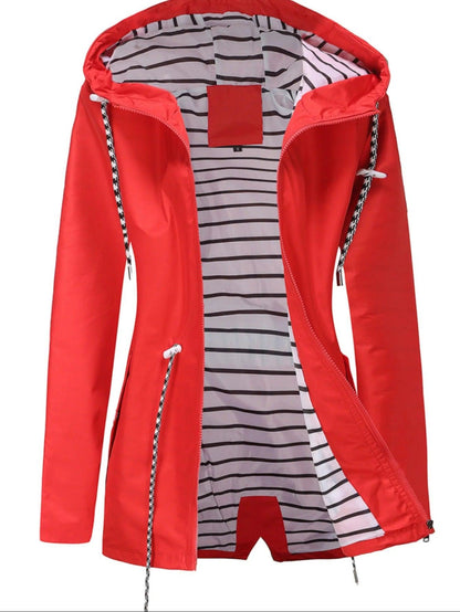 Nathalie – Lange Regenjacke